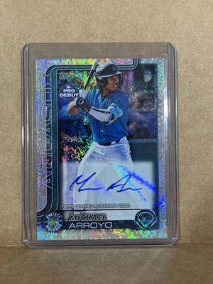 Michael Arroyo 2025 Topps Pro Debut Sparkle Auto /175 PD-78 - Image 1 of 2