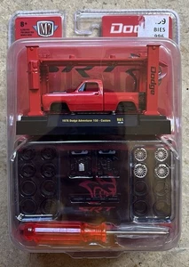 M2 Machines 1976 Dodge Adventurer SRT 150 Custom Pickup Truck R61 Red Model Kit  - Picture 1 of 2