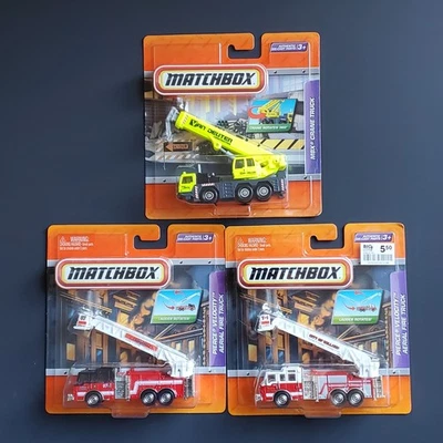 Matchbox Pierce Velocity Aerial Fire Truck 2009 Real Working Rigs Lot Of 3 - Image 1 of 4