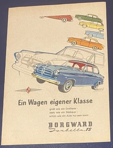 Anuncio/publicidad A5: Borgward Isabella TS 1957 (WA382/1) - Imagen 1 de 1