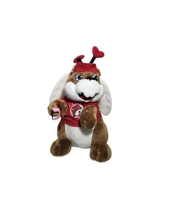 Buc-ee’s Beaver Valentine Cupid Plush Stuffed Animal w/Angel Wings & Hearts 2023 - Picture 1 of 13