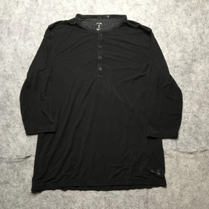Under Armour Tom Brady TB12 Atleta Recupero Pigiama Camicia Uomo L Nero Henley - Foto 1 di 11