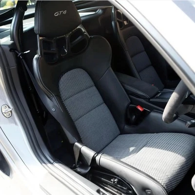 1 side Porsche 911 918 992 Bucket Sear Weaving Black+White Seat inserts GT3 - Image 1 of 4