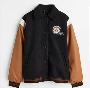 H&M Vintage Baseball Varsity Jacket Size L - Picture 1 of 5