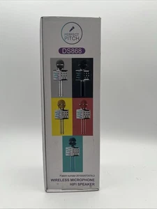 Perfect Pitch USB Wireless Mikrofon HIFI Lautsprecher DS868 Silber mit FM Radio Neu in Verpackung - Bild 1 von 11