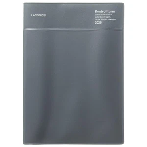 Laconic Planer 2026 B6 Wochentasche grau LIS93-240GY - Bild 1 von 7