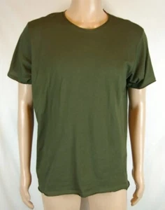 Brave Soul London Solid Green 100% Cotton Short Sleeve T-Shirt Men's Size XL NWT - Picture 1 of 12