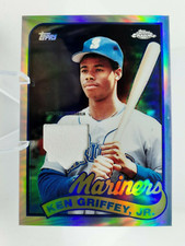 2020 Topps Chrome Retro Rookie Relic Game Used KEN GRIFFEY JR #RRCR-KGJ Mariners