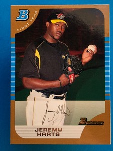 2005 Bowman Gold Jeremy Harts #325