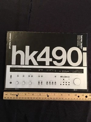 Receptor estéreo Harman Kardon hk490i original manual del propietario 10 páginas A16 Foto 1 de 4