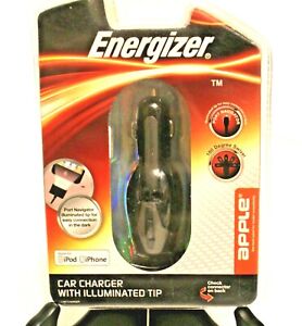 ENERGIZER ENG-CLA001B CAR CHARGER WITH ILLUMINATED TIP NEW!!!
