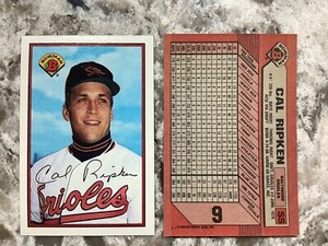 Cal Ripken 1989 Bowman #9 NRMT To Nrmt/mint