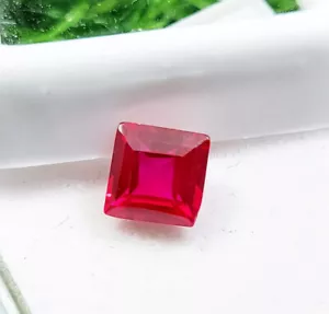 2.00 Ct Certified Natural Red Ruby Madagascar Square Cut Loose Gemstones - Picture 1 of 4