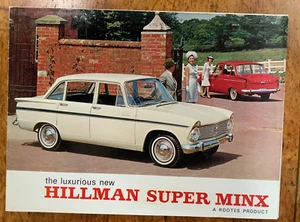 Der luxuriöse New Hillman Super Minx 1600 Prospekt. - Bild 1 von 1