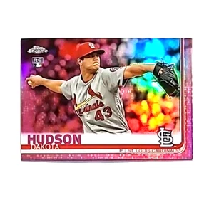 2019 Topps Chrome Pink Ref. #148 Dakota Hudson RC (ANGELES) ! - Picture 1 of 3
