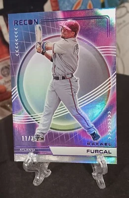 2023 Panini Chronicles Recon Rafael Furcal #11 Purple 11/25 Atlanta Braves  - Image 1 of 3