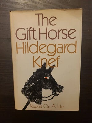 Hildegard Knef - The Gift Horse- Signed  Hard Cover 1st Edition FREE SHIPPING  - Image 1 of 3