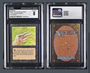 Magic The Gathering Deathgrip Alpha CGC 8 1993 Magic The Gathering Magic The Gathering - Imagen 1 de 1