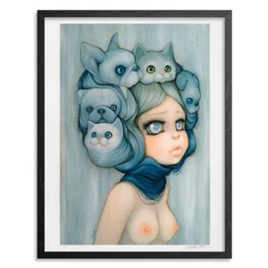 Camilla d'Errico, Mademoiselle Gatto Signed & # / 50 Ltd. Ed. Fine Art Print - Picture 1 of 3