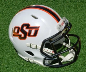 * OKLAHOMA STATE COWBOYS 2013-15 SPECIAL FOOTBALL MINI HELMET +VISOR OPTION - Picture 1 of 1