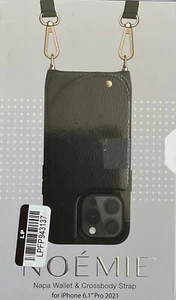 NOEMIE Napa Cartera y Correa Bandolera para iPhone 6.1" Pro 2021 - NEGRO (Bin1) - Imagen 1 de 4