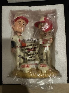 Shohei Ohtani Mike Trout 2023 City Connect Bobblehead Angels SGA ~ NEW IN BOX - Picture 1 of 2