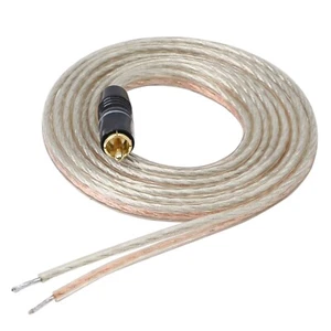 Cinch-Lautsprecherkabel, Cinch-Audiokabel, RCA-Stecker aus vergoldetem Metall... - Bild 1 von 10