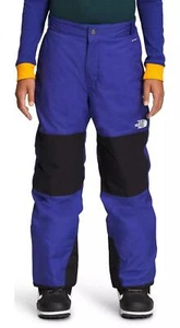 The North Face Freedom Kid's Lapis Blue Insulated SKI Pants Medium 10 MSRP $100 - Picture 1 of 3