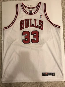 Champion Scottie Pippen Chicago Bulls Nike Team Issue Pro Cut Game Jersey Sz 56 - Picture 1 of 2