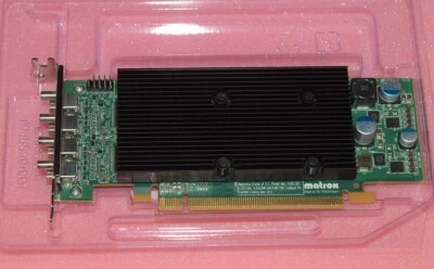 Matrox M9148-E1024LAF 1GB PCIe x16 4x Mini DP Video Graphics Card  - Image 1 of 4