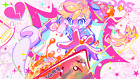 Anime Musedash Girls Kawai Music Colorful Tears Hat Playmat Gaming Mat Desk