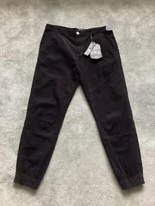 Tokyo Laundry Herren W34 "L32" schwarz Courduroy Slim Fit "Baku" Cargo Jeans neu mit Etikett - Bild 1 von 11