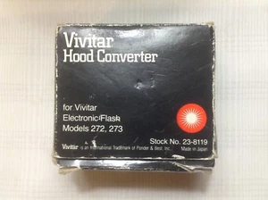 Vintage Vivitar Hood Converter For Electronic Flash 272 & 273 w/ Original Box - Picture 1 of 1