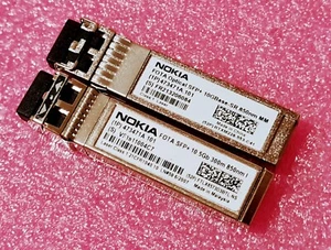 NOKIA FOTA Optical SFP+ 10Gbase-SR 300m 850nm MM 473471A.101 FTLX8573D3BTL-NS - Picture 1 of 1