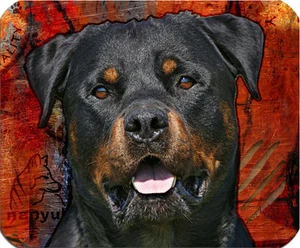 ROTTWEILER - Textil MOUSEPAD Mauspad Unterlage aus 5 mm Moosgummi - RTW 07 - Bild 1 von 2