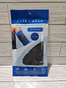 Cubierta de línea PICC antimicrobiana ultra suave Care + Wear se adapta a 13"-15" bíceps negra - Imagen 1 de 2
