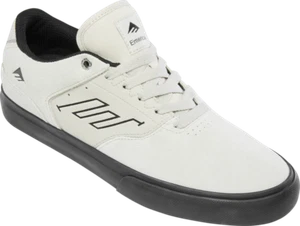 Zapatos de skate para hombre Emerica Low Vulc nuevos en caja blancos negros - Imagen 1 de 4