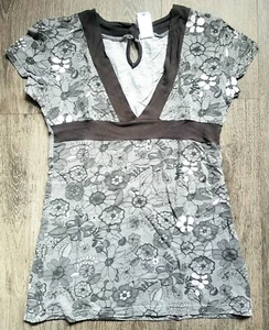 wie NEU Shirt mit Strasssteine Stretch Gr. S/M 36/38 - Bild 1 von 5