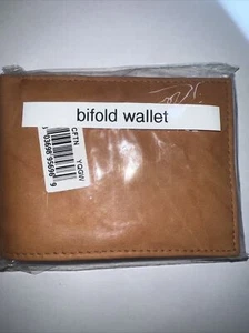 Afonie Marshal Genuine Leather Bifold Wallet LightBrown Yellowish-Handmade - Picture 1 of 15