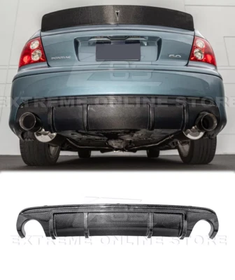 Rear Bumper Diffuser For 04-06 Pontiac GTO CARBON FIBER GXP Style Replacement - Изображение 1 из 4