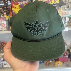 The Legends of Zelda Tears of The Kingdom Snapback Hat Green OS Rope W/Tags - Picture 1 of 3