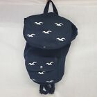 Hollister Women's Backpack Book Bag Navy Blue White Bird by Abercrombie