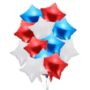 12 PEZZI Palloncini Pellicola Alluminio Palloncini Decorativi Ornamento Americano - Foto 1 di 12