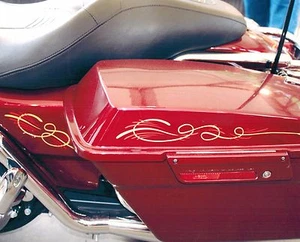 8x10 handgemaltes Motorrad Kunst Fototapete Portfolio Seite Airbrush Künstler-Geschenk - Bild 1 von 1