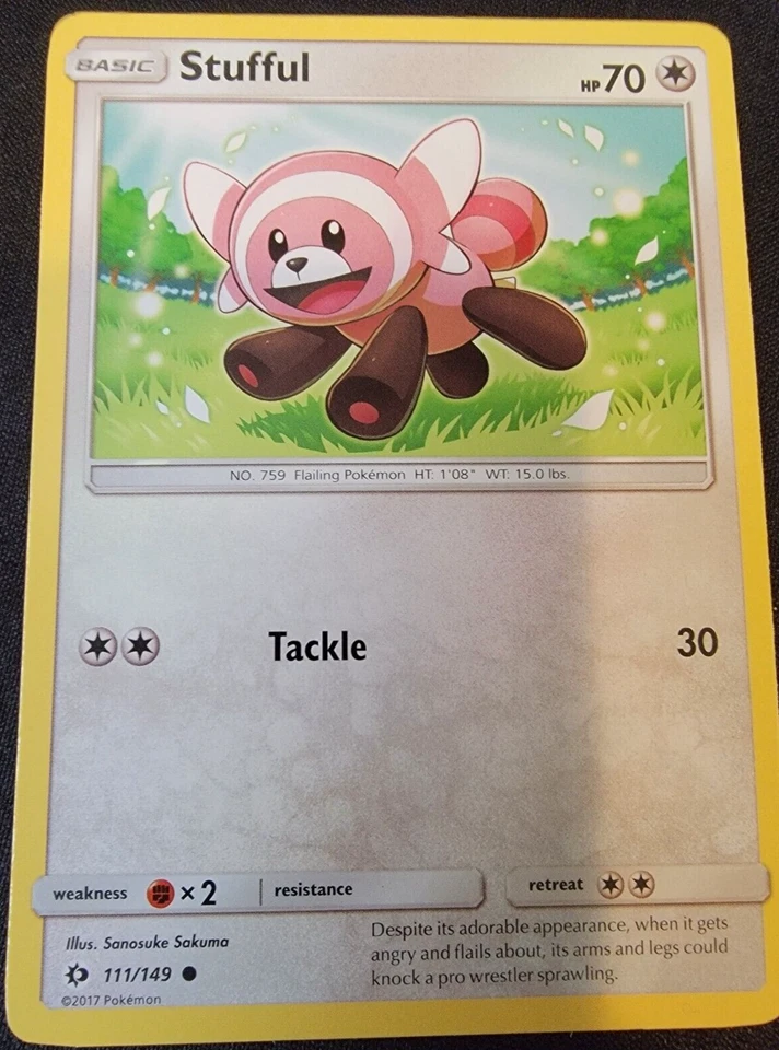 Stufful # 111/149 Sun & Moon General Mills Promo Pokemon Trading Cards NM/MINT - Image 1 of 1