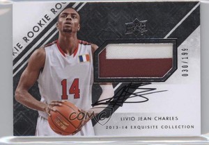 2013-14 Upper Deck Exquisite Collection /199 Livio Jean-Charles #62 Auto