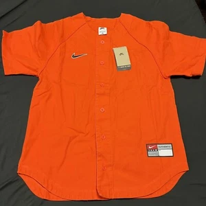 Nike SB Skate Baseball Jersey Rattan Orange DQ6282-891 Mens Size Small S - Picture 1 of 7