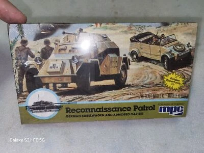 MPC WW II German Reconnaissance Patrol Armored Model Kit 1/76 #6208 - Image 1 of 2
