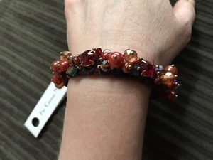 Her Curious Nature beaded bracelet women’s London Jeweled Boho NEW $35 - Picture 1 of 8