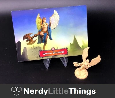 Masters of the Universe Fields of Eternia - Queen Grayskull - Figure and Card EN